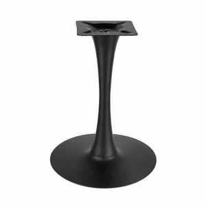 Table de restaurant ronde moderne avec plateau en bois et base en métal, table de salle à manger de qualité commerciale, vente en gros, livraison rapide, prix DDP USA - Product Image 4