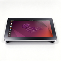 PC Panel Industri 13,3 Inci IP65 Tangguh Win10/11 Linux Tablet Layar Sentuh Komputer AIO Terintegrasi 8GB DDR4 Casing Logam