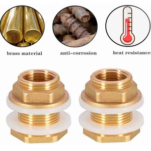 Accessoires pour tuyau d'arrosage de jardin 1/2 pouce, 3/4 pouce, 1 pouce, Raccord pour baril d'eau, Raccord pour robinet de baril d'eau, Vanne en laiton, Raccord pour baril de récupération d'eau de pluie - Product Image 4
