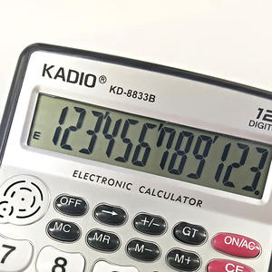 เครื่องคิดเลขตั้งโต๊ะเดกซิน 12 หลักหน้าจอขนาดใหญ่ขนาดกลางแหล่งจ่ายไฟคู่ใช้งานทั่วไปในสำนักงาน - Product Image 4