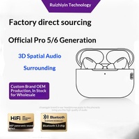   Écouteurs sans fil 5.3 avec réduction active du bruit, intra-auriculaires, longue autonomie, lumière d'ambiance pour le gaming, étui de charge rapide