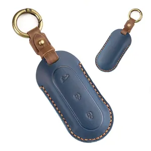 เคสหนังหุ้มกุญแจรถยนต์ พวงกุญแจ กระเป๋าป้องกัน สำหรับรถยนต์ Leading Ideal One Li Auto L9  พร้อมพวงกุญแจแบบย้อนยุค - Product Image 6
