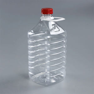 2L 4L 6L 10L Praça Food-Grade HDPE Screw Cap Garrafas plásticas seladas para Milk Suco Açúcar Vinagre Óleo Molho de Soja - Product Image 4