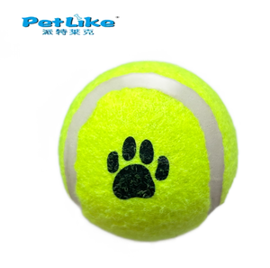 犬のトレーニング用の足跡を備えた直径2.5インチの環境にやさしいペットテニスボール - Product Image 6