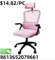 Fauteuil de jeu de course ergonomique en cuir noir à dossier haut réglable