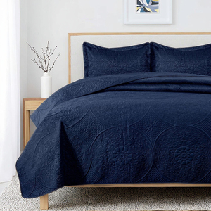 <span class=keywords><strong>Copriletto</strong></span> ultrasonico in porcellana <span class=keywords><strong>copriletto</strong></span> <span class=keywords><strong>copriletto</strong></span> doppio Jacquard Set di trapunte in tre pezzi - Product Image 1