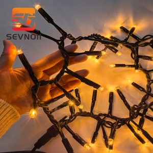 <span class=keywords><strong>Guirlande</strong></span> <span class=keywords><strong>lumineuse</strong></span> LED en cluster IP65 pour extérieur, effet feux d'artifice de Noël - Product Image 1