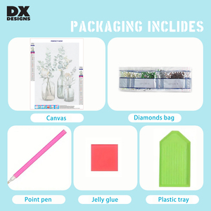 DX Designs <span class=keywords><strong>Cartoon</strong></span> Pilze Bild 3d Diamant malerei mit Kristall - Product Image 6