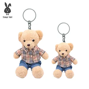 ODM Cartoon Soft Plush Plushie Custom Plush Keychain Animal For Delightful Mascot Pendant 1pc/pp Bag Toys Unisex PP Cotton OEM