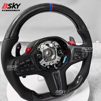 Volant sport en cuir pour X4/X6 Série F/G (G38 G20) - Installation Plug-and-Play, modèle 366