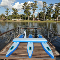YASKA WB Vélos aquatiques gonflables en PVC pour adultes en tandem pour le cyclisme en mer et les activités aquatiques