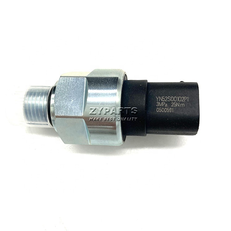Serbatoio Caballero 500 Sensore Di Pressione Per Escavatore Kobelco SK200-6/SK135 - 50Mpa, Con Treccia, Compatibile Universale Sensore Pressione 50Mpa Kobelco SK200-6
