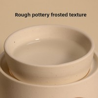 Lanterne en céramique moderne avec finition mate, faite à la main, écologique, pour la chambre à coucher, aromathérapie haut de gamme avec bougies et huiles essentielles