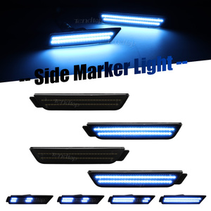 Chevrolet Chevy Camaro Ss RS ZL1 LT 10-15 năng động scan LED Side Marker Lights màu xanh phía trước phía sau Side gương Bumper đèn mới - Product Image 4