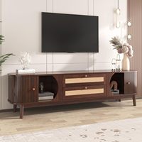 Présentoir en bois au design simple et contemporain Meuble TV de luxe pour le salon