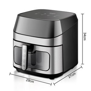 Raf Multifunctional 1700W Large Capacity 8L Touch Screen Smart Air Fryer Electric Without Oil Free Deep Digital Air Fryer - Product Image 6