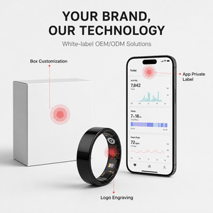 แหวนสมาร์ทแบบกำหนดเองได้ IP68 กันน้ำ สแตนเลสสตีล RFID <span class=keywords><strong>ตรวจ</strong></span>วัดอัตราการเต้นของ<span class=keywords><strong>หัวใจ</strong></span> อุณหภูมิผิวหนัง สำหรับผู้ชายและผู้หญิง - Product Image 5