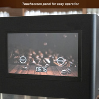 Machine à sceller les canettes en acier inoxydable, non rotative, pour boissons, jus, canettes pour animaux de compagnie, avec couvercles en aluminium