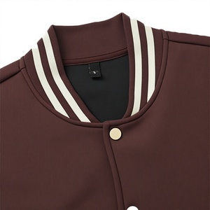 Veste d'hiver pour homme à prix de gros, style Letterman, logo personnalisé sur le devant, 100% coton/laine, respirante, légère, haute qualité - Product Image 2