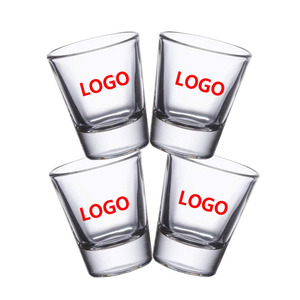 Customised Logo Sublimation Blanks Luxury Mini 2oz Tumbler Shot <strong>Glasses</strong> Heavy Base for Business Gifts Clear Wedding Engraving - Product Image 3