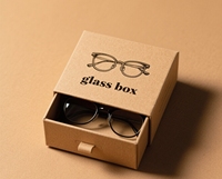 Emballage de boîte à lunettes de luxe fabricant professionnel avec logo personnalisé boîte cadeau vide rigide écologique dossier portable haut de gamme