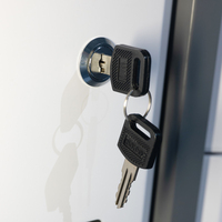 Style chaud 6 appareils nouveaux casiers intelligents de bureau pour les casiers de gymnastique de charge RFID électroniques de gymnase