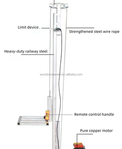 Kaliteli fabrika fiyat beton kaldırma makinesi merdiven kaldırıcı elektrikli asansör - Product Image 2