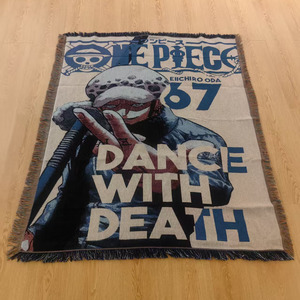 Пользовательские аниме Raschel одеяло толстовки с низким MOQ тканая ткань с индивидуальным узором удобный гобелен одеяло - Product Image 1