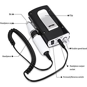 Mini portátil 30000 Rpm Rosa <span class=keywords><strong>manicura</strong></span> <span class=keywords><strong>pedicura</strong></span> recargable eléctrico Efile taladro de uñas para uñas acrílicas - Product Image 3