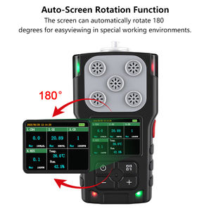 Detector de Gás Portátil Personalizado para Múltiplos Gases (CH4, O2, CO, H2S, CO2) com Bomba e Análise por Difusão/Sucção para Segurança em Oficinas e Indústria - Product Image 3