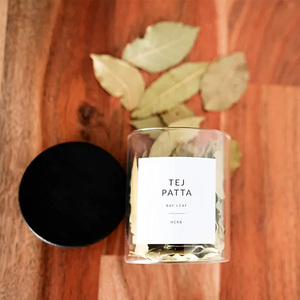 Tem nhãn chai gia vị hình chữ nhật chống thấm nước bán buôn, nhãn dán gia vị cho chai thủy tinh đựng thực phẩm - Product Image 3