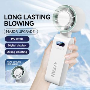 Rechargeable <b>Mini</b> Portable <b>Fan</b> with Power Bank Function Foldable Wearable <b>USB</b> for Indoor/Outdoor & Car Use - Product Image 4