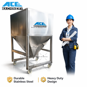 1000L Chemical Powder Stainless Steel Tank Soap Powder Laundry Detergent <b>Storage</b> Tank SS304 Handling Tank - Product Image 6