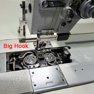 Máquina de Coser Industrial de Cama Plana, Automática, de Alta Velocidad, de Doble Aguja, Nueva, con Brazo de 50 cm de Longitud, para Uso en Plantas de Manufactura - Product Image 2