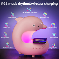 Lampe de musique sans fil pour téléphone Lampe de bureau RVB Lampe de table LED USB pour salon Chambre à coucher Veilleuse de chevet