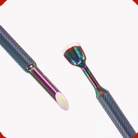 Pousse-cuticules professionnel en acier pour manucure, instrument de préparation des ongles, pour rehausser et couper les cuticules