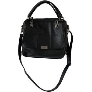 Women's Black Horizontal <b>Square</b> Messenger Bag With Zipper Closure Portable Everyday Use Crossbody Shoulder Bag D9004 - Product Image 5