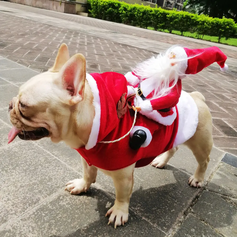 Fabrikant Kerst Hond Fashions Pet Kat Kleren Pet Kostuums Nieuwjaar Puppy Vest Shirt Hond Kleren