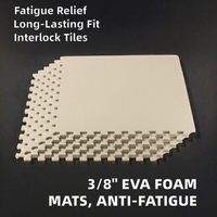 Tapis Hydefoam épais et durables, tapis de sol en mousse EVA multi-usages avec dalles emboîtables pour la maison, la salle de sport et les arts martiaux