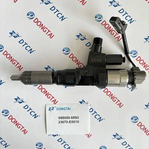Inyector Common Rail 095000-6593, 23670-E0010 para Hino JO8E - Product Image 2