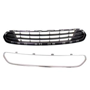 Piezas de Carrocería FO1036127 / FO1037101 para Ford <span class=keywords><strong>Fusion</strong></span> 2010, Parrilla Inferior Delantera con Moldura Cromada - Product Image 1