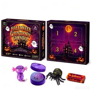 Calendrier de compte à rebours d'Halloween en promotion – Jouets sensoriels anti-stress Squishy – Cadeaux mignons pour enfants et fêtes - Product Image 2