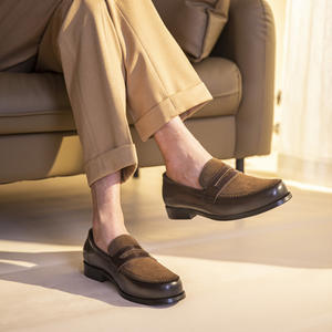 Chaussures pour hommes en cuir véritable, style 2026, best-seller, bout pointu, pour mariage, décontractées, pour affaires - Product Image 2