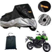 Housse de Moto Personnalisée avec Protection Anti-Poussière, Imperméable, Isolation Thermique et Anti-UV, Disponible en Diverses Tailles avec Options de Logo