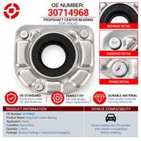 Bantalan Dudukan Strut Depan Berkualitas Tinggi 30714968 untuk Volvo S60 S80 V70 XC70 XC60 Suku Cadang Pengganti Peredam Kejut Suspensi