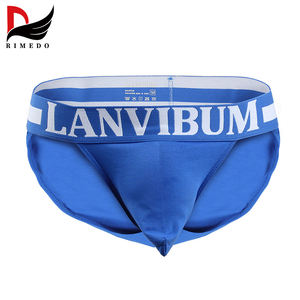 Sous-vêtements pour hommes, caleçons en coton et élasthanne, design sexy, confortables, respirants, logo personnalisé, caleçons doux - Product Image 1