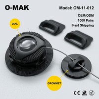 Bouton de réglage de tension rotatif pour ceinture de soutien lombaire, système de compression à réglage fin, attelle de taille de qualité industrielle OEM