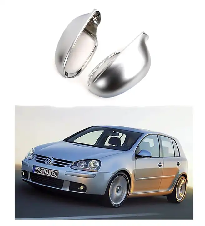 Golf 5 Silver ABS Replacement Side Mirror Cover For Volkswagen