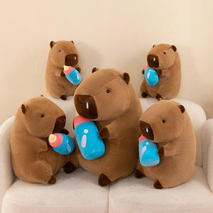 Adorables peluches de capybara douces et moelleuses, peluches kawaii en gros, jouets en peluche pour enfants - Product Image 1