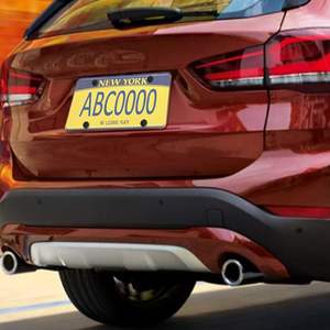 Copri Targa Auto Trasparente Infrangibile, Protezione per Targa Americana in Plastica Trasparente - Product Image 3